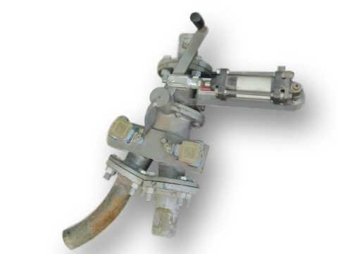 USED 2" ROTOLOK PNEUMATIC CONVEYING DIVERTER VALVE