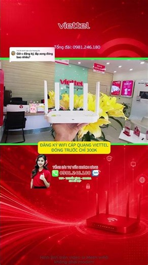Tổng đài đăng ký internet wifi cáp quang Viettel - đóng hàng tháng #tongdaiviettel #dangkywifi