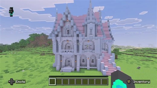 Stunning Cherry Blossom House in Minecraft