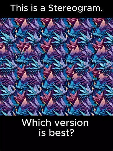 What can you see in this Stereogram? #stereogram #magiceye #hidden #3d