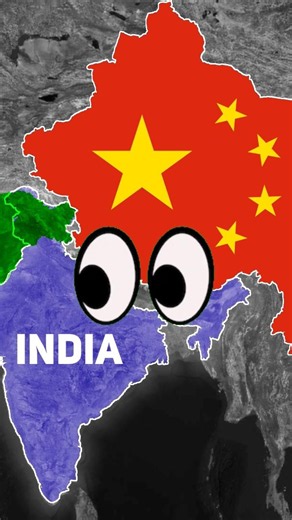 How Does the World See India on the Map? 🌍🇮🇳 #shorts #mapping