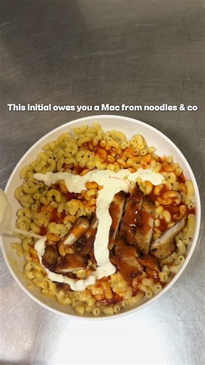 🧀✨ Your initial owes you a Mac! Tag someone whose initial came up 👀👇 Then come collect what you’re owed at Noodles & Company. 🍝💛 @Noodles & Company #NoodlesAndCompany #MacAndCheese #FortCollins