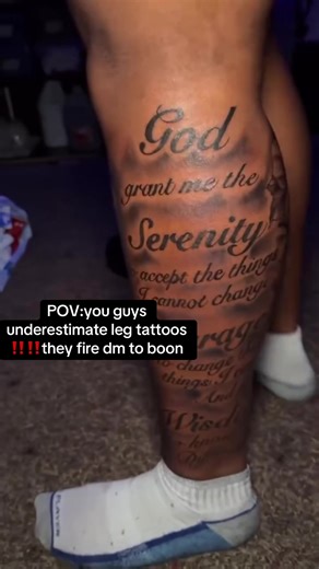 Leg tattoos 🔥🔥🔥