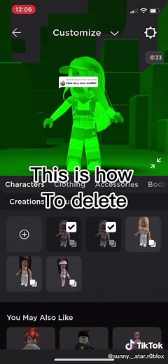 How to Save and Delete Avatars on Roblox