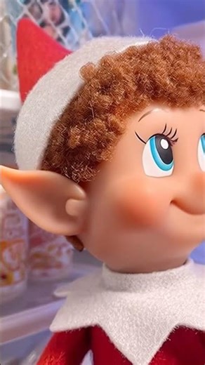 Elf on the Shelf Discovers a Secret Snack!