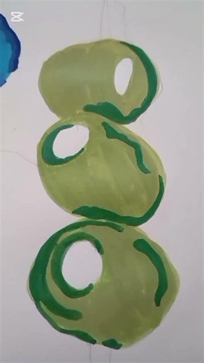 cómo pintar una aceituna con marcadores de acrílico 😜👀😃