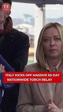 Olympic Flame ARRIVES In Italy: Milan-Cortina Countdown IGNITES At Presidential Palace