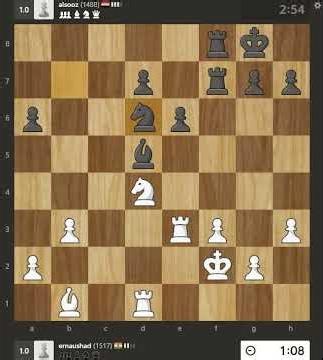 A Blitz Game at 1517 | Chess Play