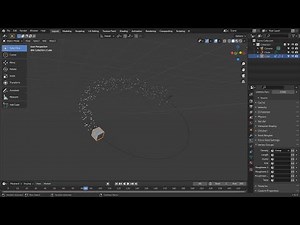 Blender tutorial - Particle trail in 2 minutes