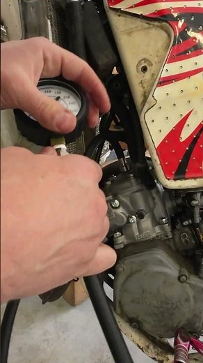 2 stroke Compression Test #honda #dirtbike