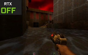 QUAKE II REMASTERED - RTX 开启与关闭_RTX 3050 笔记本电脑测试