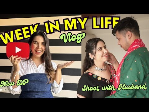 A week in my life vlog❤️Navratri series✨TSITP premiere🤭🌊Shoot with Kumar | Heli Ved