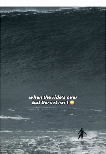 Imagine seeing this after you kicked out 😳 @lucasfinkrj redefines the limits of skimboarding once again. #skimboard #bigwave #rescue