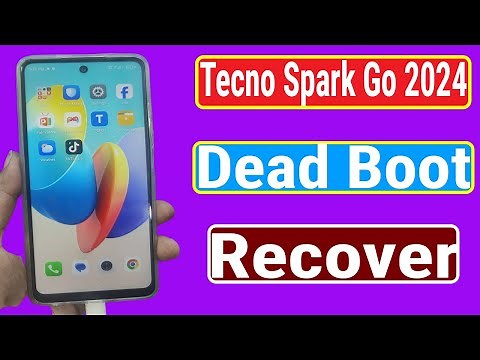 Tecno Spark Go 2024 BG6 Dead Boot Recover Fix Firmware
