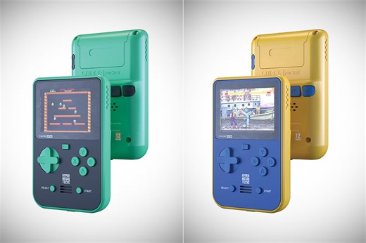 HyperMegaTech's Super Pocket Handheld Includes Classic Games from Capcom and TAITO