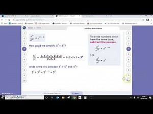 indices 1 my maths walkthrough help video
