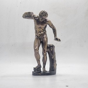 Bronze Coloured Satyr Statuette, Ancient Greek Statue,dancing Faun Statue, Roman Sculpture, Greek Mythology Figurine,ancient Greek Gift Idea - Etsy