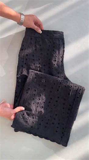 ‎اکسترا مد | شومیز | تیشرت| ست‎ on Instagram‎: "شلوار خامه دوزی آستردار کد ۹۶۳۱ آستر دارد ۱۲۵۰ ت📌 سایز1 دورکمر70 دورباسن96 دورران60 سایز2 دورکمر76 دورباسن100 دورران62 سایز3 دورکمر80 دورباسن104 دورران64 سایز4 دورکمر84 دورباسن108 دورران66 سایز5 دورکمر98 دورباسن118 دورران72 قد 90 تا 95"‎
