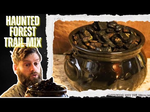 HAUNTED Forest Trail Mix Recipe – Spooky Plant-Based Halloween Snacks!