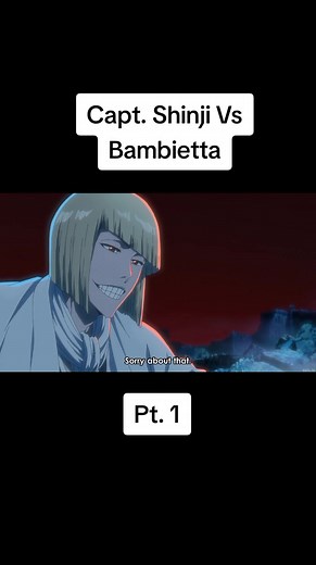 Shinji Hirako Battles Bambietta in Epic Bleach Showdown