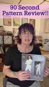 🧵🪡 90 Second #Sewing Pattern Review: Vogue 1729 #sewingtipsandtricks #diyfashion