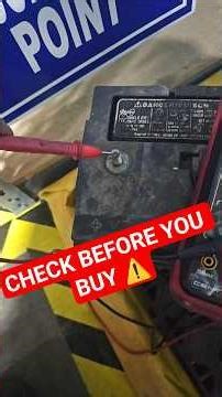 Don’t replace your battery until you check this 🛑🛑 #bluecollar #mechanic #shorts