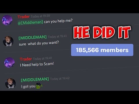 I Joined Random TRADING Discord Servers and Used Their Middlemen Undercover...