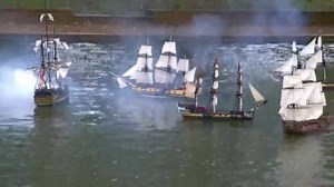 风帆战列舰模型混战