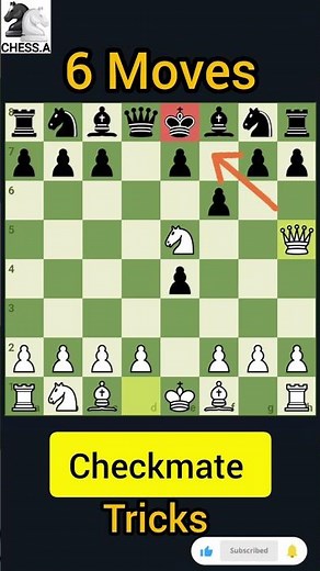 6 Move Checkmate | Chess Trick Easy Checkmate in 6 Moves Fast Checkmat in Chess Win Chess in 6 Moves