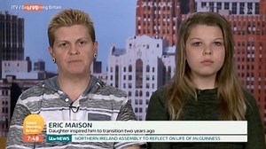 Transgender father and daughter