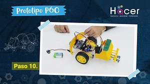 05º P60 - Paso 10. Conexión pila de 9 voltios y presentación final de prototipo