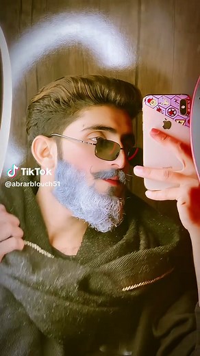 Stylish Transformation with White Beard and Glasses