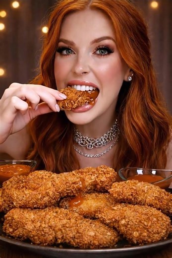 Let's eat Crunchy Wings 🍗😌 ASMR Fried Chicken Eating Mukbang