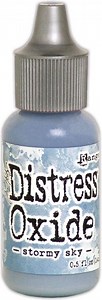 Ranger Distress Oxide Re- Inker 14 ml - Stormy Sky TDR57352 | bol