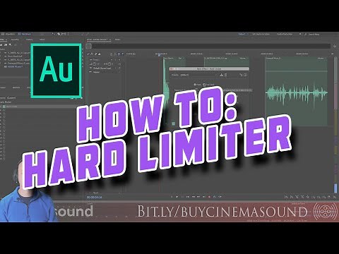 Adobe Audition How To: Hard Limiter