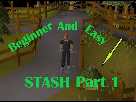 Old School Runescape - STASH Locations (Part 1): 3 Beginner and 13 Easy