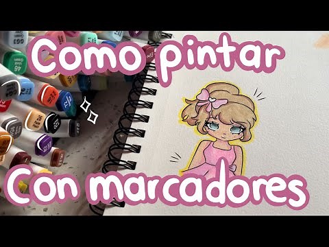 TUTORIAL 🎨 tips para pintar con marcadores