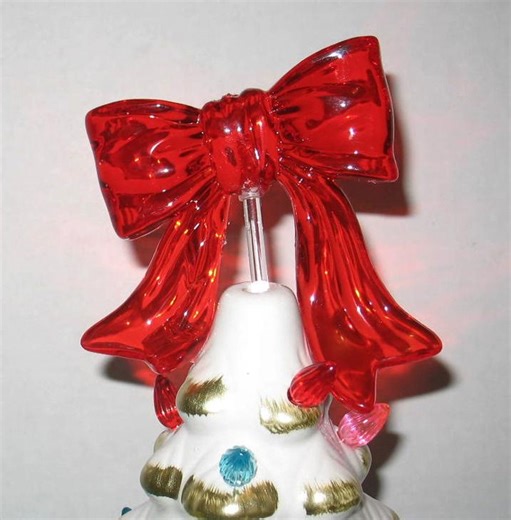 Specialty Tree Topper Big Red Bow for Medium to Large Ceramic Christmas Tree - Etsy