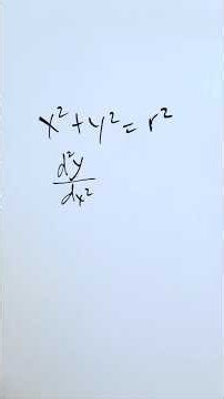 A 2nd order Derivative made easier