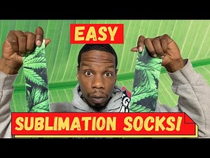 How to Make Sublimation Socks in 5 mins with a heat press!