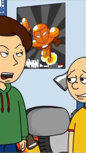 Caillou Smashes the Computer!