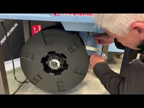 How to Load a Semi Automatic Strapping Machine 3-GPSAS-303