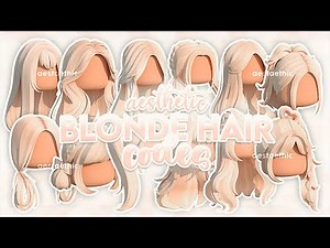 BERRY AVENUE CODES HAIR BLONDE PT.2! & BLOXBURG CODES HAIR & ID BROOKHAVEN HAIR CODES #roblox #hair