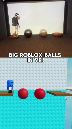 Exploring BIG RED ROBLOX BALLS in Real Life!