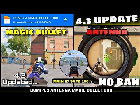Bgmi 4.3 magic bullet obb |bgmi antenna config file 4.3 |bgmi no recoil config 4.3 |bgmi aimbot obb