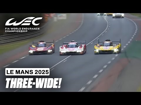 Hypercars Go Three-Wide! | 24 Hours of Le Mans 2025 | FIA WEC
