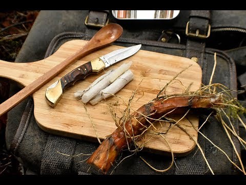 Harvesting and Cooking the Cattail Root