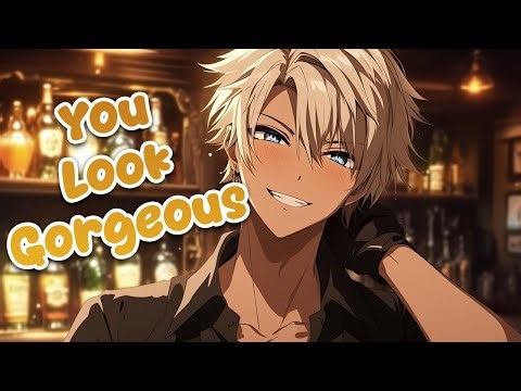 ASMR || "I Like You Already..." Flirty Bartender Gives You Comfort & Reassurance [Pep Talk]