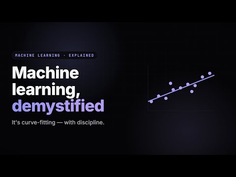 Machine Learning, Demystified — The Complete Intuition (From Curve-Fitting to MLOps)