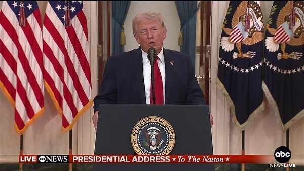 HAPPENING NOW: President Trump is addressing the nation to give an "important update" on Iran as the war continues in its fifth week. The speech comes as the Trump administration faces questions over the war's aims and its future. https://abcnews.link/MbhFQ5L | Good Morning America